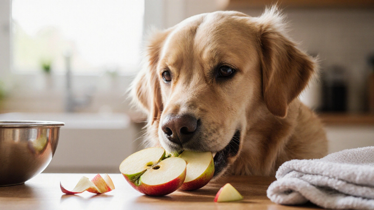 Можно ли собакам яблоки: безопасно ли кормить собак яблоками и как это делать правильно