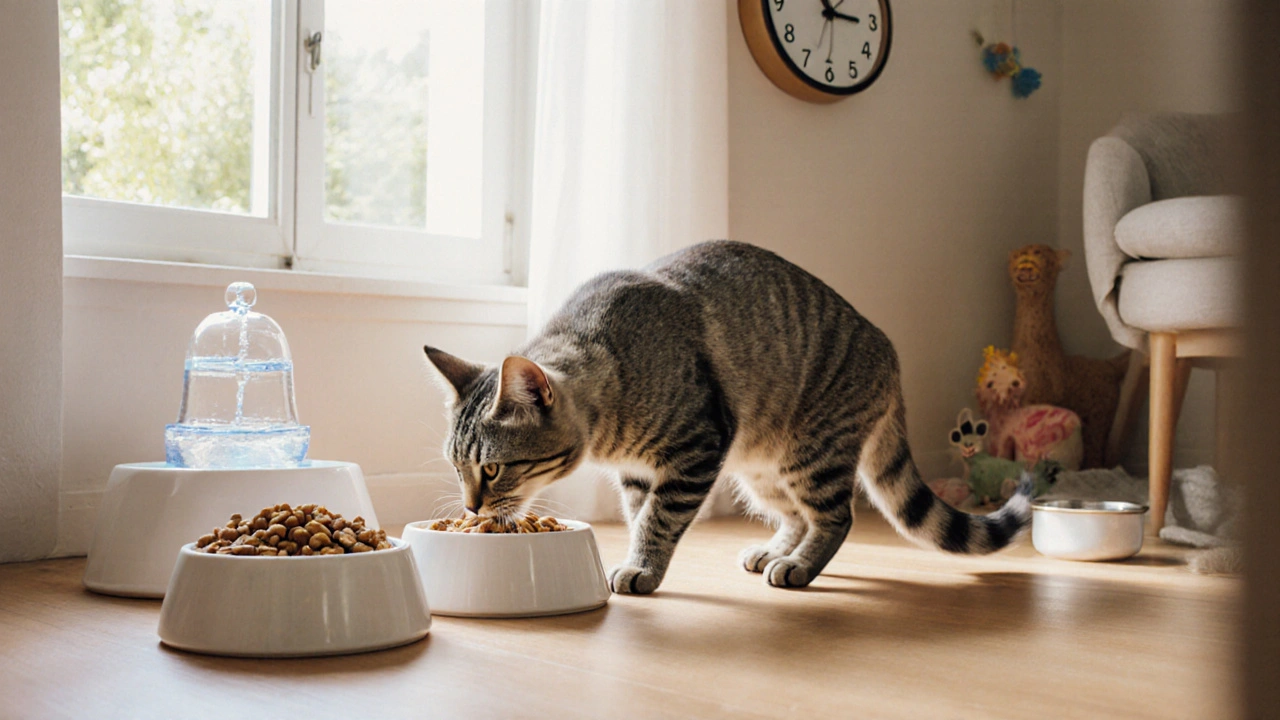 Сколько раз в день можно давать кошке сухой корм: правильная схема кормления