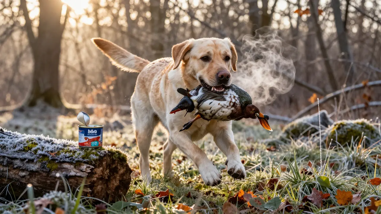 Какой влажный корм лучше всего подходит для охотничьих собак?