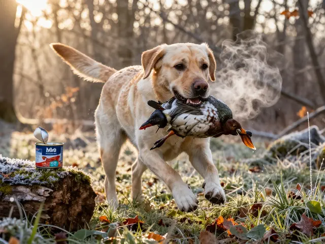 Какой влажный корм лучше всего подходит для охотничьих собак?