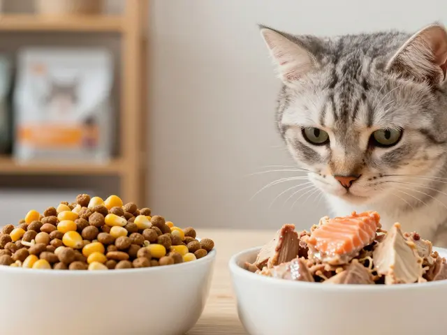 Какие корма считаются грубыми для кошек?