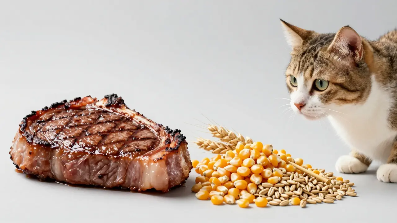 В каком корме для кошек больше всего мяса: как читать состав и выбирать лучшее